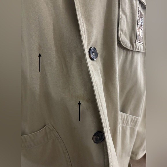 Mickey Mouse Walt Disney Utility  Cargo Tan Jacket Retro Large Reduced Price - Picture 15 of 16